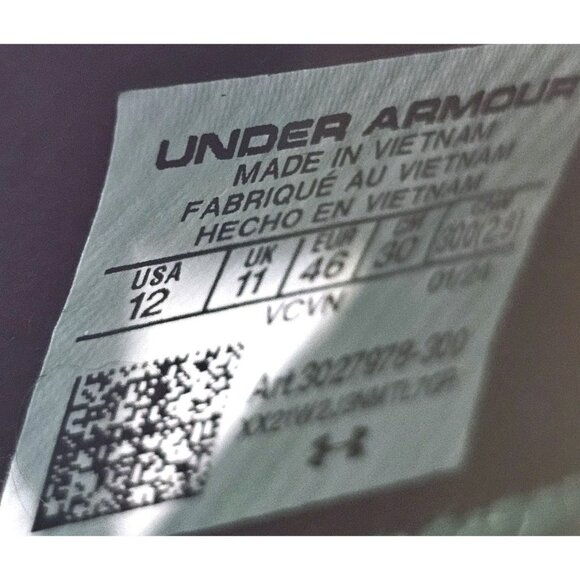 Under Armour Blur Smoke 2.0 MC Football Cleats Green 3027978 300 - Men's Size 12 - Picture 8 of 14